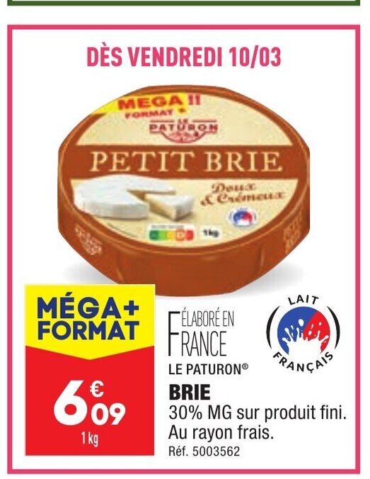 Promo Brie chez ALDI