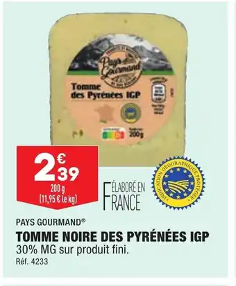 ALDI Tomme Noire De s Pyrenees IGP offre