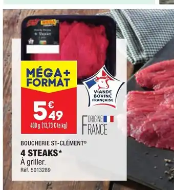 ALDI 4 Steaks offre