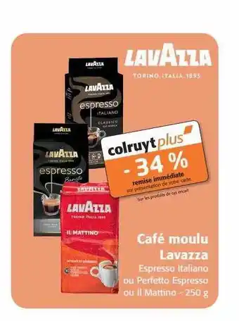 Café moulu lavazza