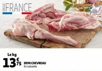 Auchan Demi chevreau offre