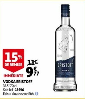 Auchan Vodka eristoff offre