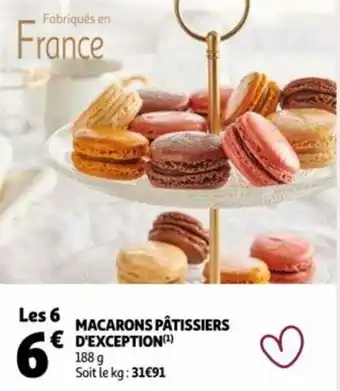 Auchan Macarons pâtissiers d'exception offre