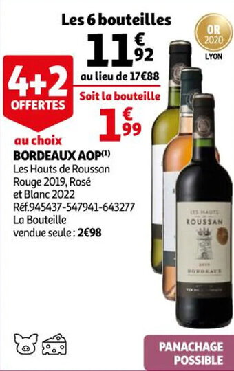 Auchan Bordeaux aop offre