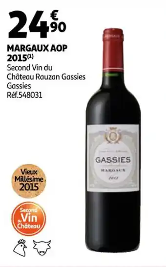 Auchan Margaux aop 2015 offre