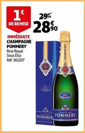 Auchan Champagne pommery offre