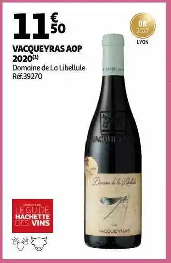 Auchan Vacqueyras aop 2020 offre