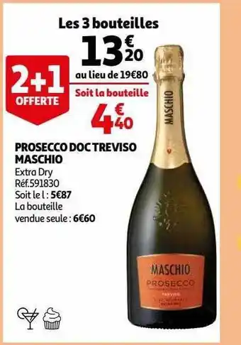 Auchan Prosecco doc treviso maschio offre