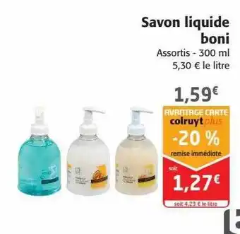Savon liquide boni