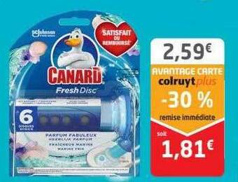 Colruyt Canard fresh disc offre