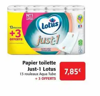 Colruyt Papier toilette just-1 lotus offre