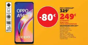 Hyper U Smartphone oppo a94 offre