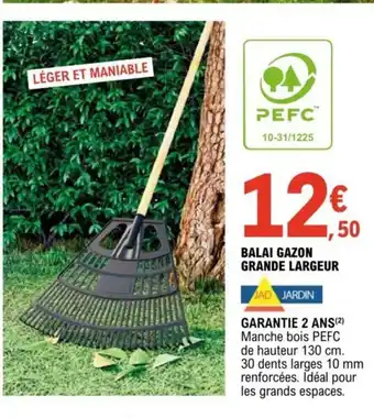 E.Leclerc Balai Gazon Grande Largeur offre