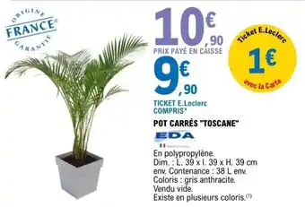 Pot Carrés Toscane
