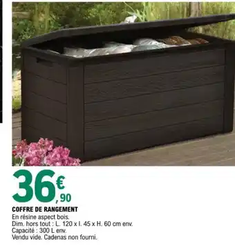 E.Leclerc Coffre de Rangement offre