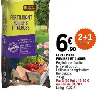 E.Leclerc Fertilisant Fumiers et Algues offre