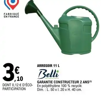 E.Leclerc Arrosoir 11 L offre