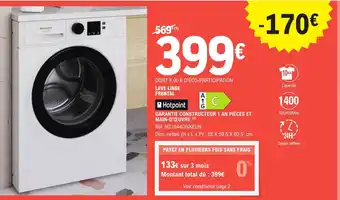E.Leclerc Lave Linge Frontal offre
