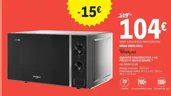 E.Leclerc Micro-Ondes Grill offre