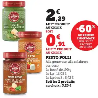 Super U Pesto Polli offre