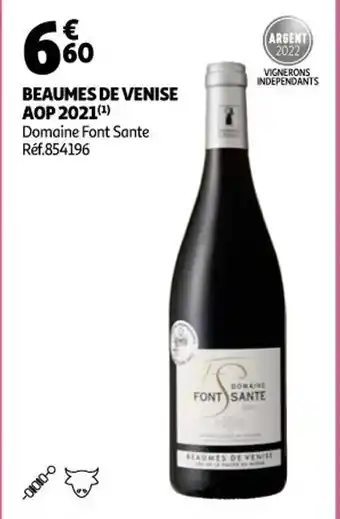 Auchan Beaumes De Venise AOP 2021 offre