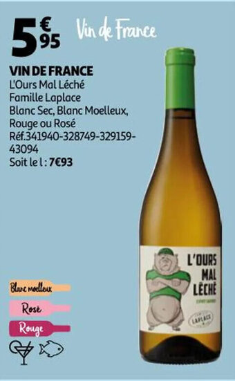 Auchan Vin De France offre