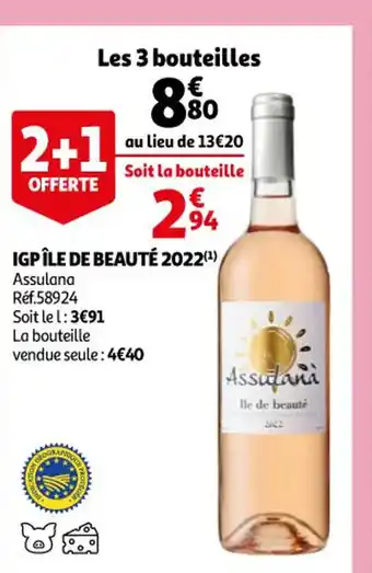 Auchan IGP Ile De Beauté offre