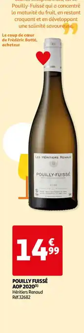 Auchan Pouilly Fuissé AOP 2020 offre