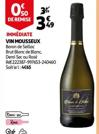 Auchan Vin Mousseux offre