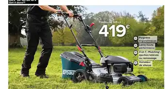 Tondeuse 145 cc erbauer
