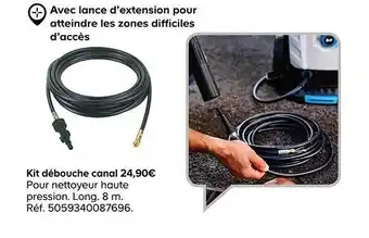 Castorama Kit débouche canal offre