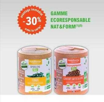 E.Leclerc Parapharmacie Gamme ecoresponsable nat & form offre