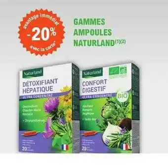 Gammes ampoules naturland