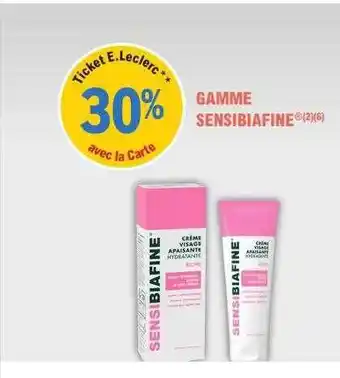 E.Leclerc Parapharmacie Gamme sensibiafine offre