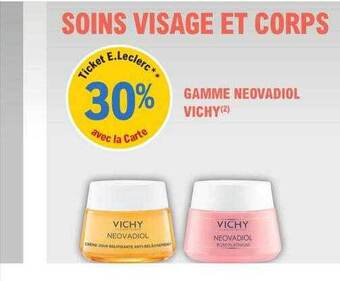 E.Leclerc Parapharmacie Gamme neovadiol vichy offre