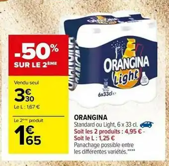 Carrefour Market Orangina -50% Sur Le 2ème offre