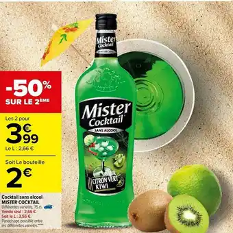 Carrefour Market Cocktail Sans Alcool Mister Cocktail -50% Sur Le 2ème offre