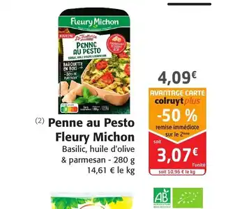 Colruyt Penne Au Pesto Fleury Michon offre