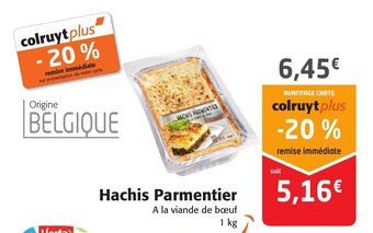 Colruyt Hachis Parmentier offre