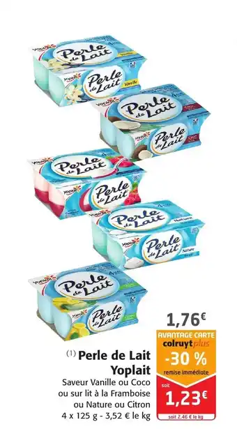 Colruyt Perle de Lait Yoplait offre