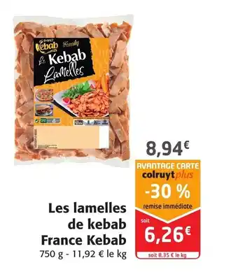 Colruyt Les Lamelles de Kebab France Kebab offre