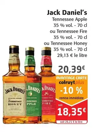 Colruyt Jack daniel's offre