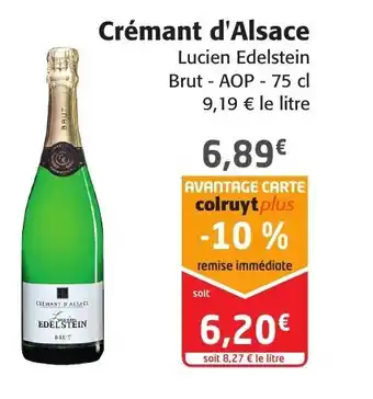 Colruyt Cremant d'Alsace offre