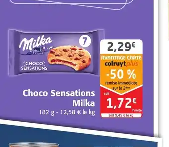 Colruyt Choco Sensations Milka offre