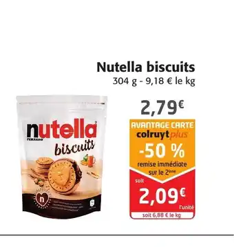 Colruyt Nutella Biscuits offre