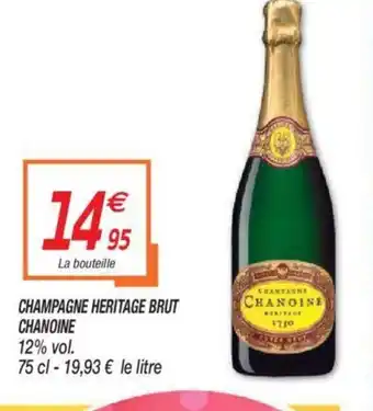 Netto Champagne Heritage Brut Chanoine offre