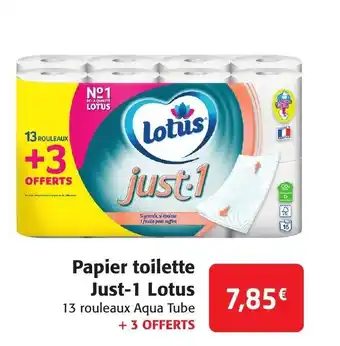 Colruyt Papier Toilette Just-1 Lotus offre