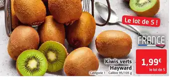 Colruyt Kiwi Verts Hayward offre