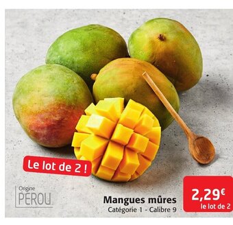 Colruyt Mangues mûres offre