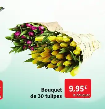Bouquet de 30 Tulipes